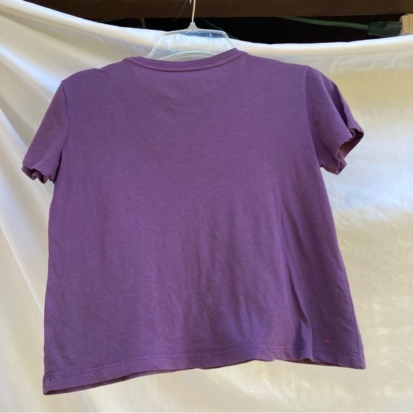 Def Leppard By Goodie Two Sleeves Purple Cropped Top, Size XS - Picture 4 of 4